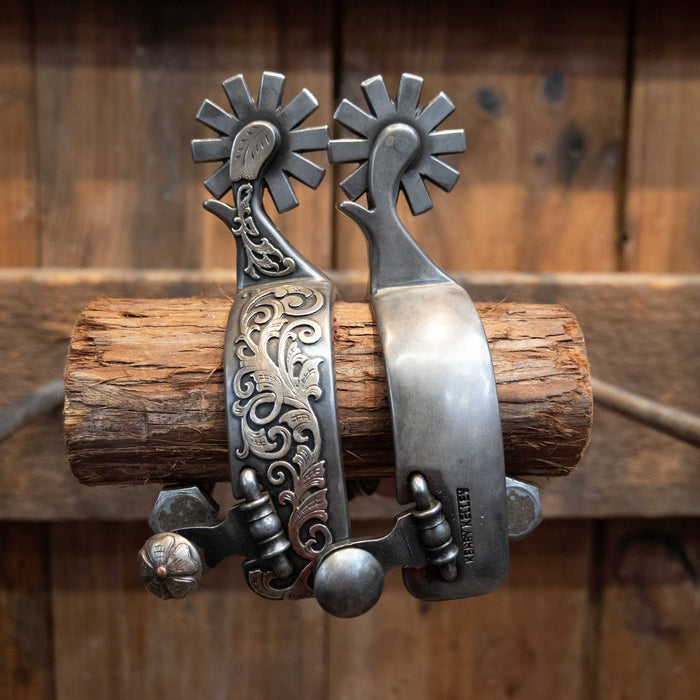 Kerry Kelley Silver Mounted 10pt Spurs