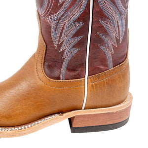 Anderson Bean Vanilla Navajo Bison Boot - Teskey's Exclusive MEN - Footwear - Exotic Western Boots Anderson Bean Boot Co.   
