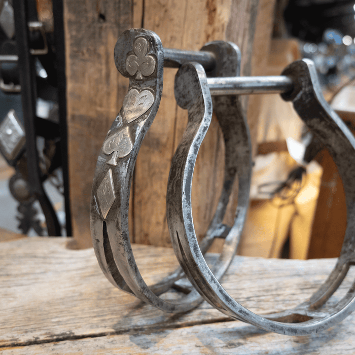 Card Suits Metal Stirrups