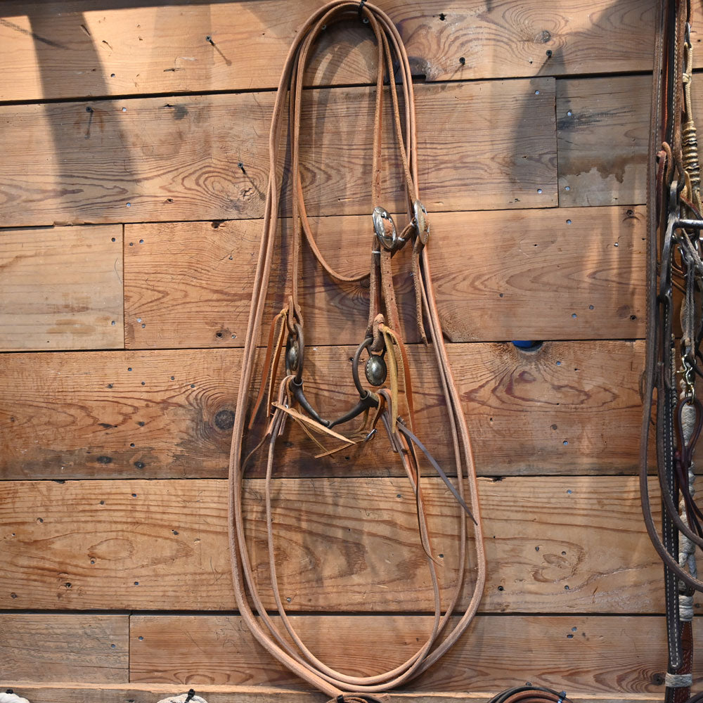 Bridle Rig - WHITACRE Silver Mounted Smooth SnaffleBit RIG926