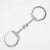Brushed Steel Dogbone Offset D Ring Bit Tack - Bits, Spurs & Curbs - Bits Formay   