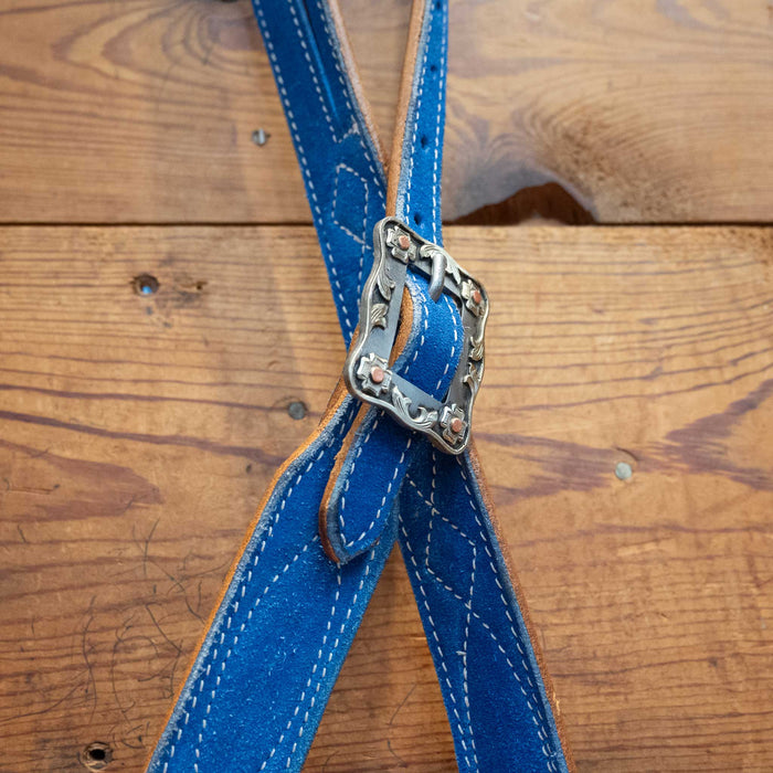 Ocean Blue 3/4" Split Ear Headstall