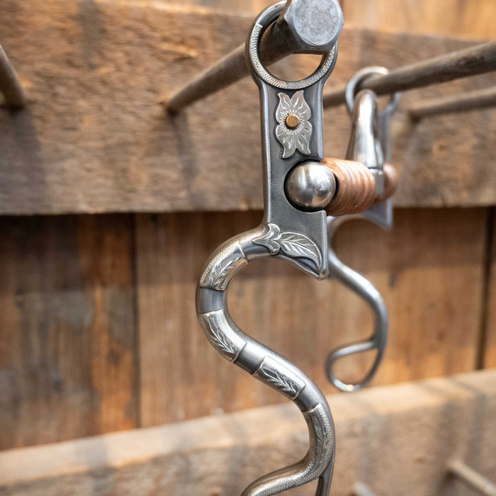 R. Looper Silver Mounted Correction w/ Copper Rings Bit 1837