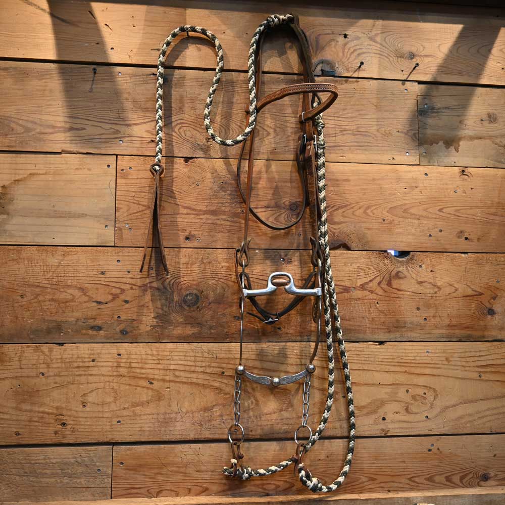 Bridle Rig - Stamped CR Port with Roller Bit RIG710 Tack - Rigs Classic Equine   