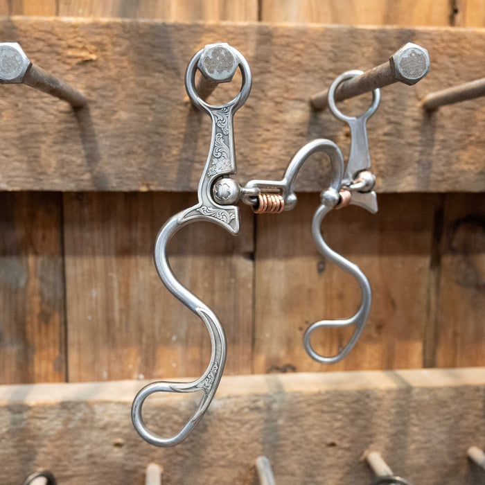 Fancy Kerry Kelley 10 Ported Chain w/Copper Rings Bit