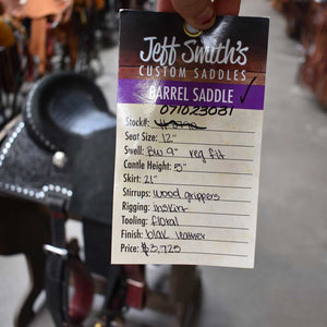 12" JEFF SMITH YOUTH C3 BARREL SADDLE Saddles Jeff Smith   
