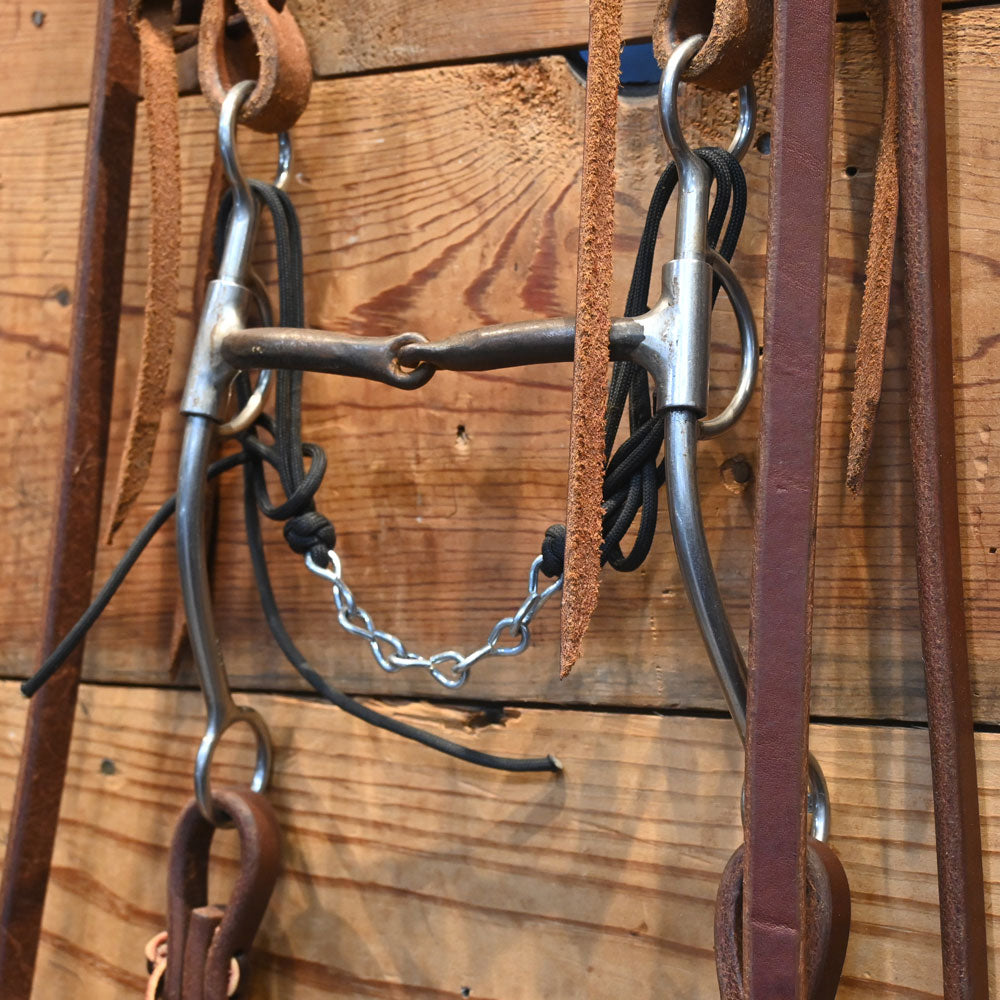 Bridle Rig - Reinsmand Shanked Smooth Snaffle Rig SBR638 Sale Barn Reinsman