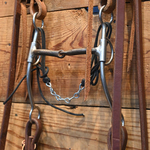 Bridle Rig - Shanked Smooth Snaffle Rig SBR638 Sale Barn MISC