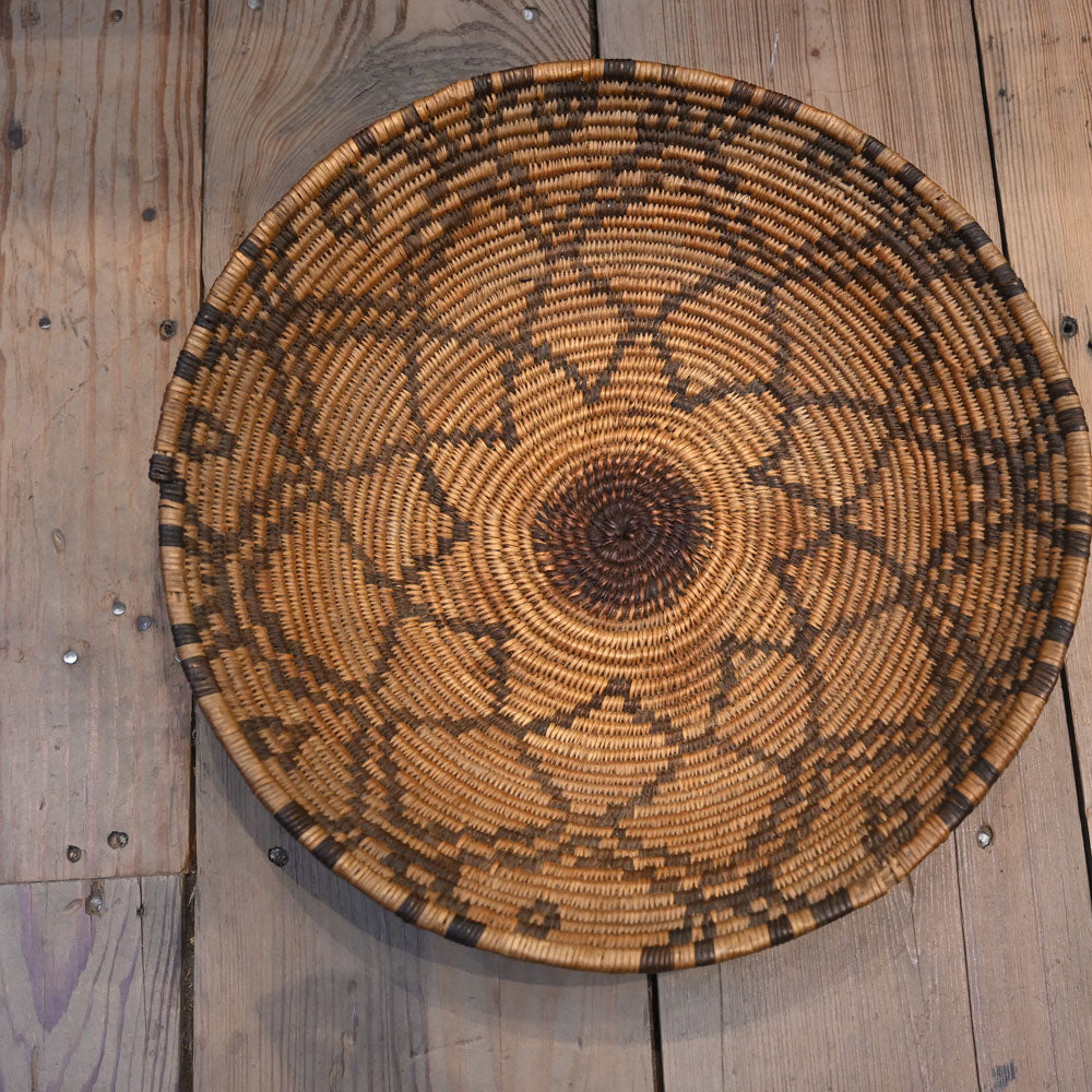 1920 - 1930's Handmade Apache Woven Basket     _CA1271