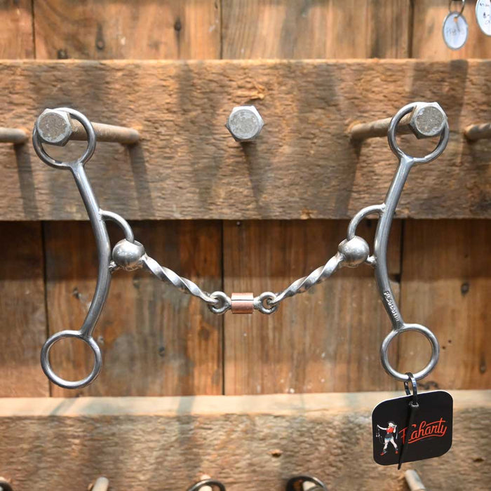 Flaharty Lil' Betty Square Twist Dogbone Roller Bit Tack - Bits Flaharty
