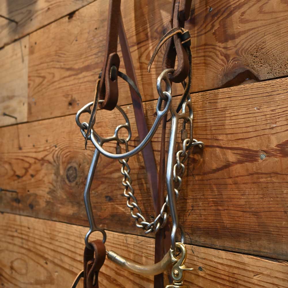 Steel Nose Hackamore Bridle Rig Tack - Rigs MISC