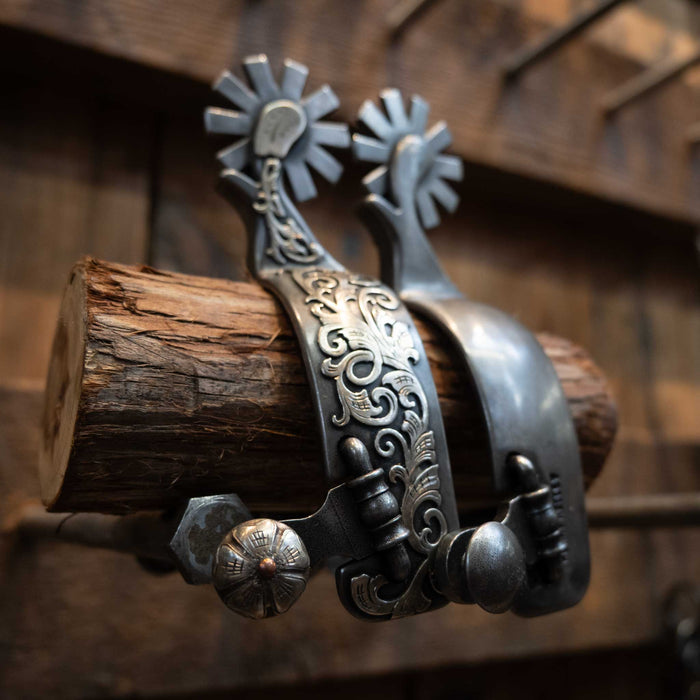 Kerry Kelley Silver Mounted 10pt Spurs