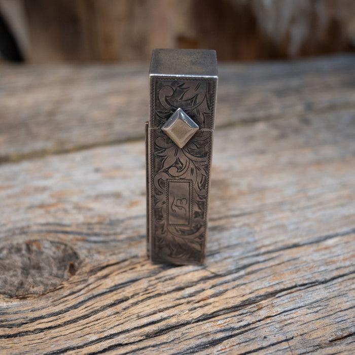 Vintage Bohlin Sterling Silver Lipstick Case 1856