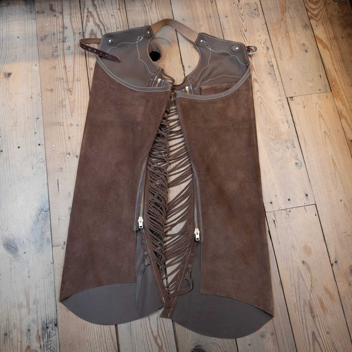 Used Farris Roughout Shotgun Chaps Tack - Chaps & Chinks Payton Farris