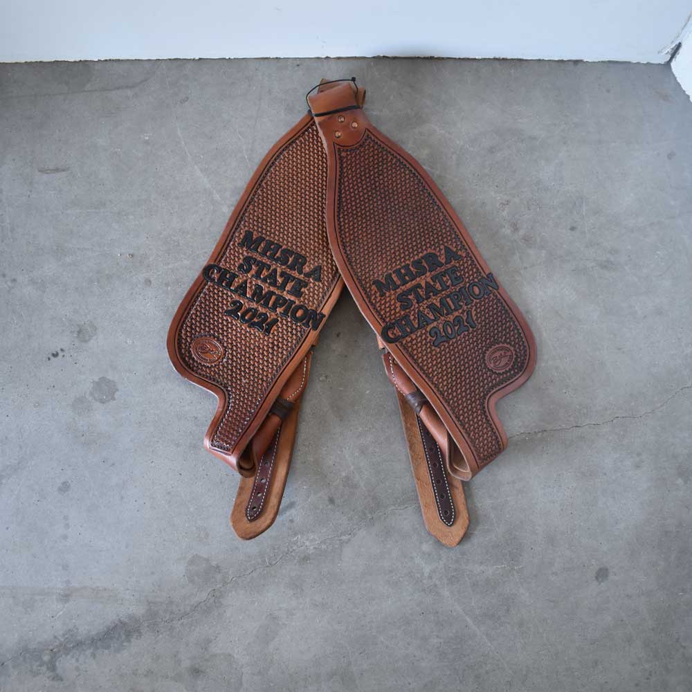NEW Teskey's Roper Patrick Smith Trophy Full Tooled Fenders Sale Barn TESKEY'S