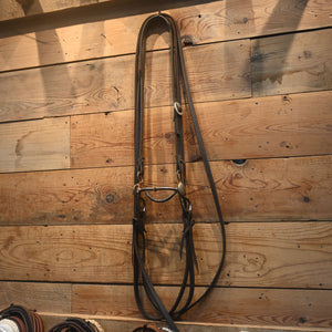 Bridle Rig - Mike Gillespie Silver Mounted Snaffle Bit - RIG544 Tack - Rigs Mike Gillespie   