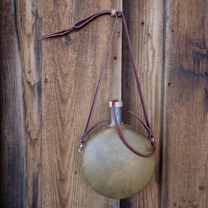 Bill Elliott Handmade Rawhide Canteen