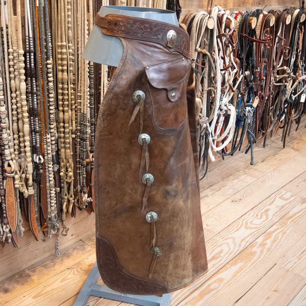 Vintage Chaps - Custom Visalia Stock & Saddle, San Francisco CA  _C462 Tack - Chaps & Chinks Visalia Stock & Saddle   