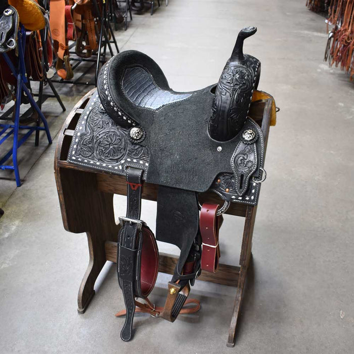 12" JEFF SMITH YOUTH C3 BARREL SADDLE Saddles - New Jeff Smith