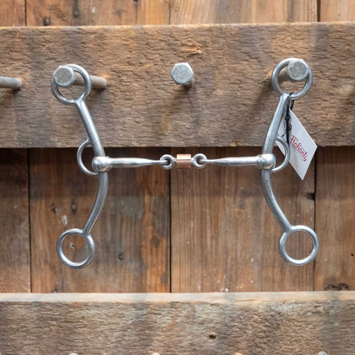 Flaharty Reg' Fat Marne Smooth Dogbone Bit Tack - Bits Flaharty