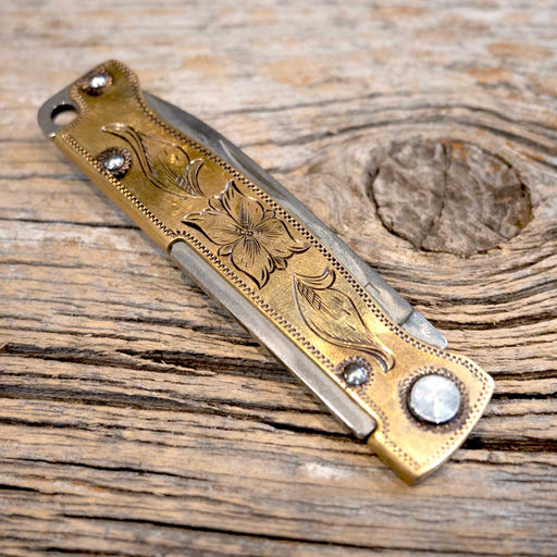 Luke Spraberry Brass Pocket Knife Knives Luke Spraberry