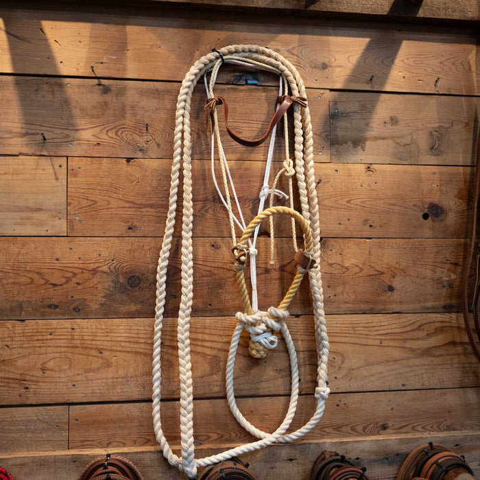Handmade Loping Hack with Waxed Split Reins