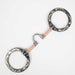 Black ST Correction O Ring with Floral Trim Tack - Bits Formay   