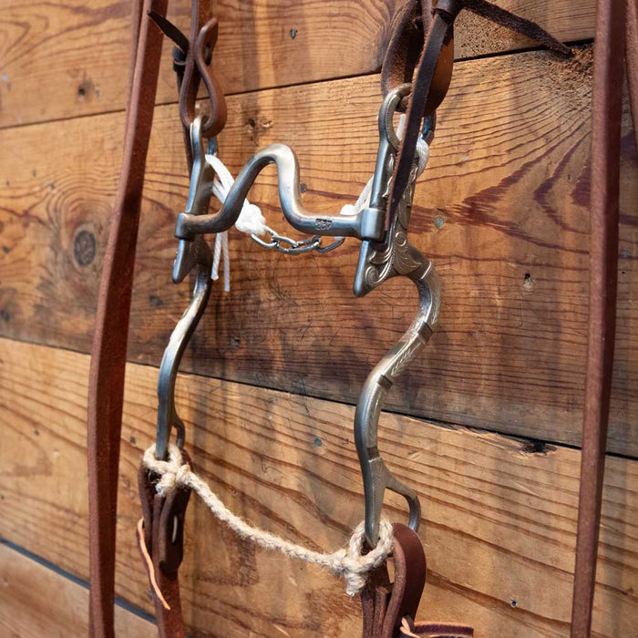 Cowpuncher Solid Port Bridle Rig Tack - Rigs Cowpuncher