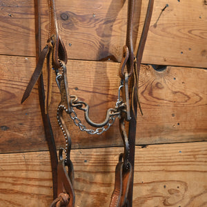 Gordy Alderson Chain Port Silver Mounted Tack - Rigs Gordy Alderson