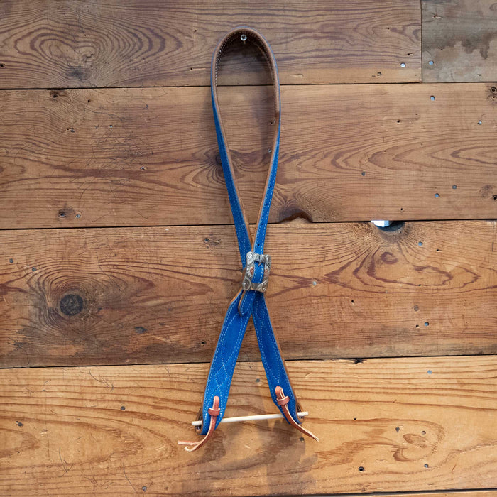 Ocean Blue 3/4" Split Ear Headstall