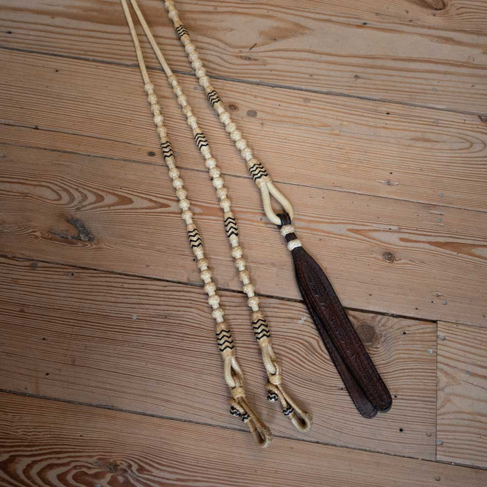 Handmade Rawhide Romel Reins Tack - Reins MISC