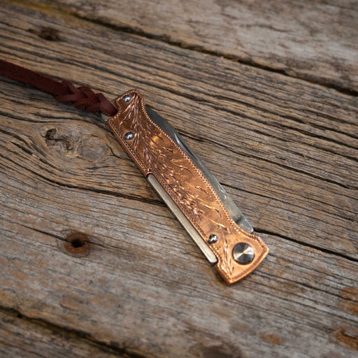 Kamphaus Engraved Copper Pocket Knife Knives Kamphaus
