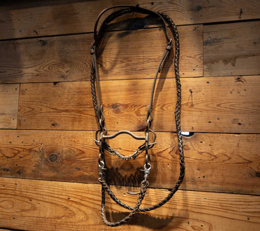 Vintage Silver Shanks with Solid Port Bridle Rig Sale Barn MISC