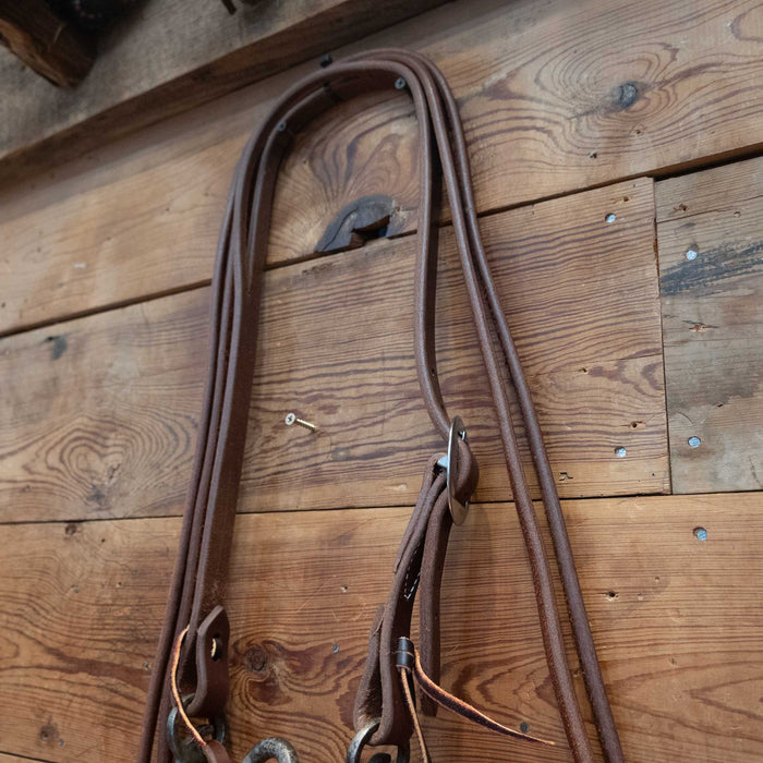 Cowpuncher Solid Port Bridle Rig w/ Split Ear Headstall Tack - Rigs Cowpuncher