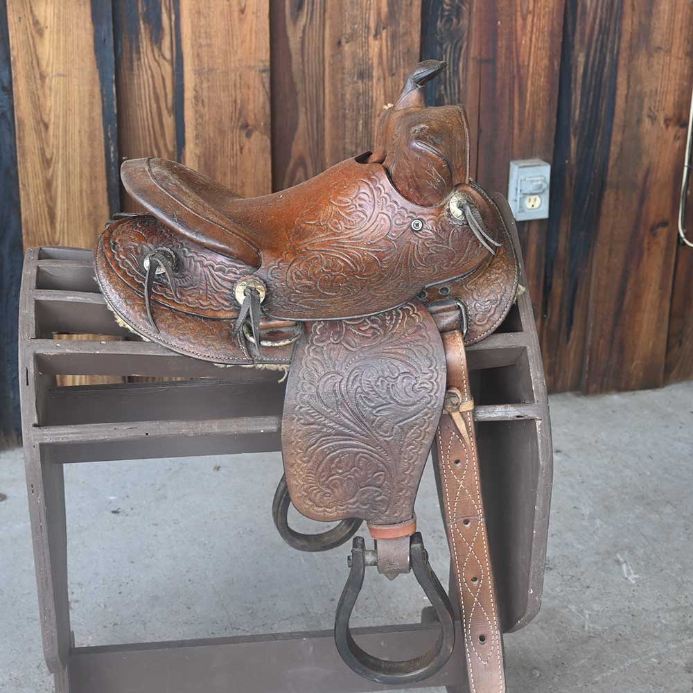 Western Vintage Saddle    _CA836 Collectibles Teskey's   