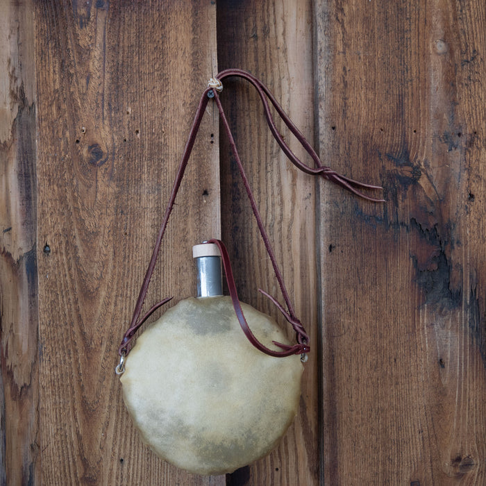 Bill Elliott Handmade Rawhide Canteen