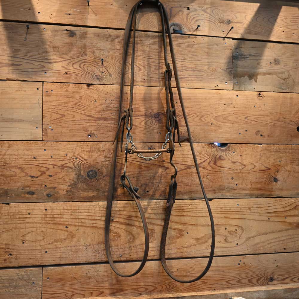 Bridle Rig - Petska Copper Wrapped Mullen Bit RIG711