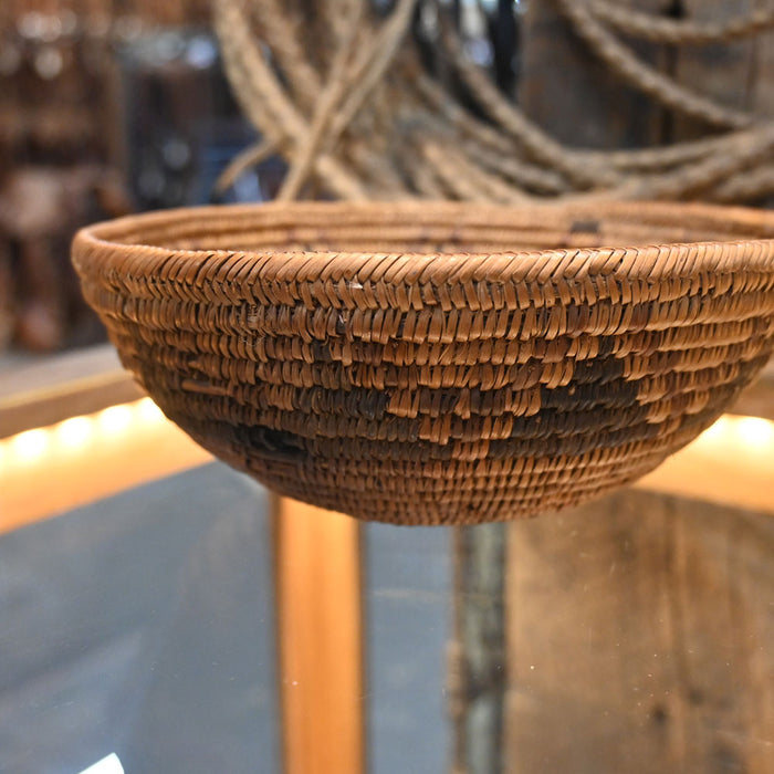 Vintage Apache Hand-Woven Basket Collectibles Teskey's
