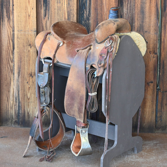 15.5" USED TRENT WARD RANCH SADDLE