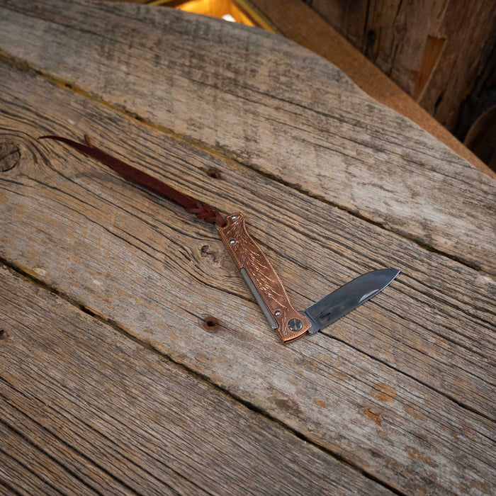 Kamphaus Engraved Copper Pocket Knife Knives Kamphaus