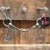 Flaharty - Lil' Circle Gag - Square with Dogbone and Copper Roller  FH579 Tack - Bits, Spurs & Curbs - Bits Flaharty   