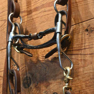 Bridle Rig - 3 Piece Smooth with Copper Roller - Bit SBR408 Sale Barn MISC   