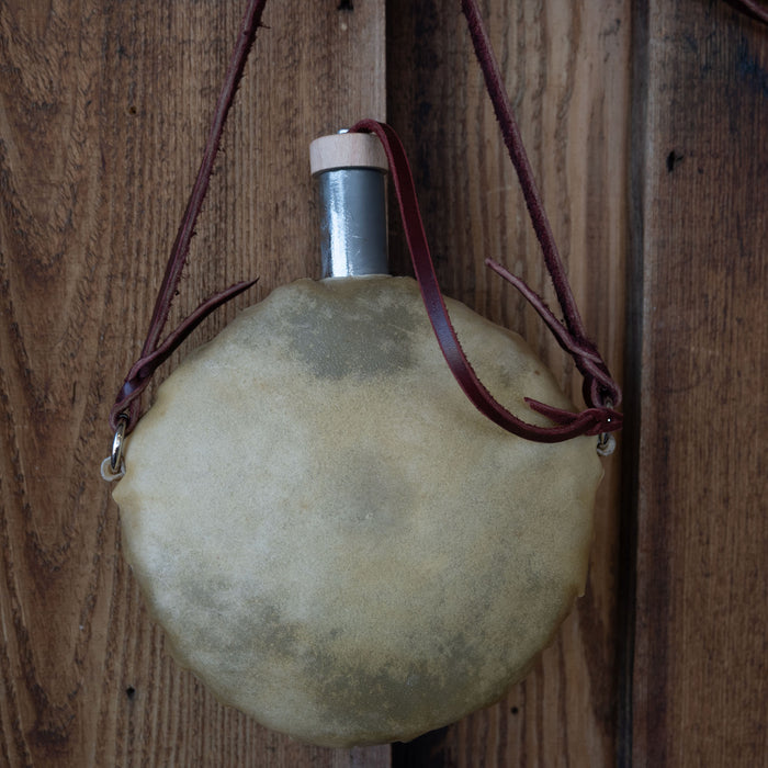 Bill Elliott Handmade Rawhide Canteen