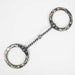 Black Steel Twist Snaffle Bit W/ Floral Trim Tack - Bits Formay   