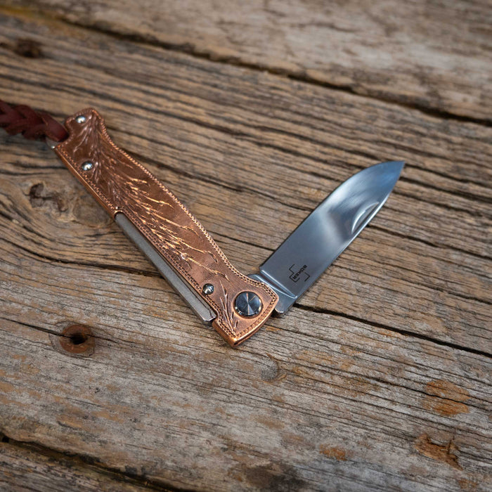 Kamphaus Engraved Copper Pocket Knife Knives Kamphaus