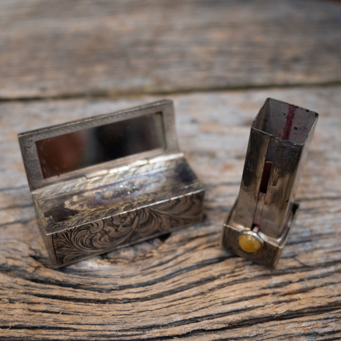 Vintage Bohlin Sterling Silver Lipstick Case 1855