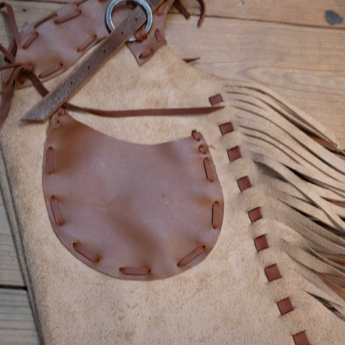 Roughout Stepthrough Chaps w/ Lacing Tack - Chaps & Chinks MISC