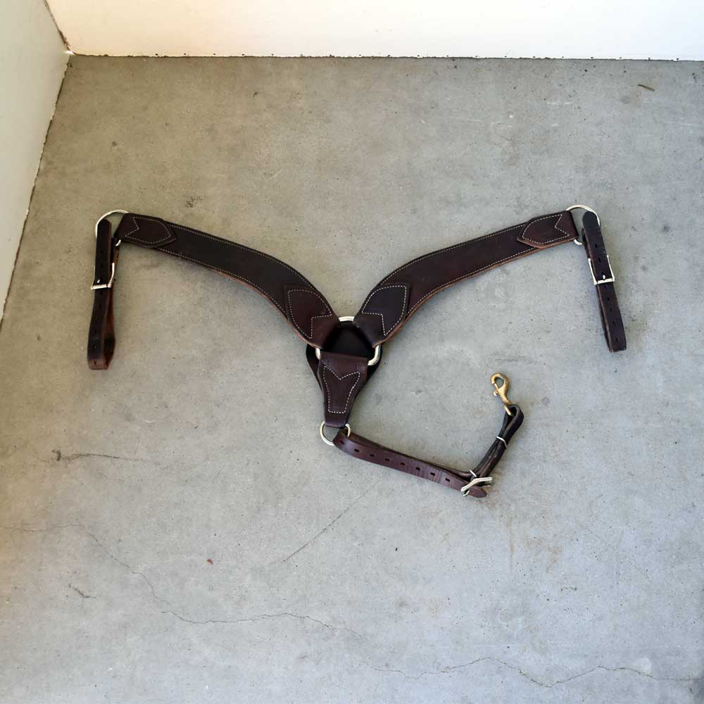 Barely Used Heavy Oiled Roping Breast Collar Sale Barn Teskey's