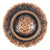 Copper Flower Rope Center Concho
