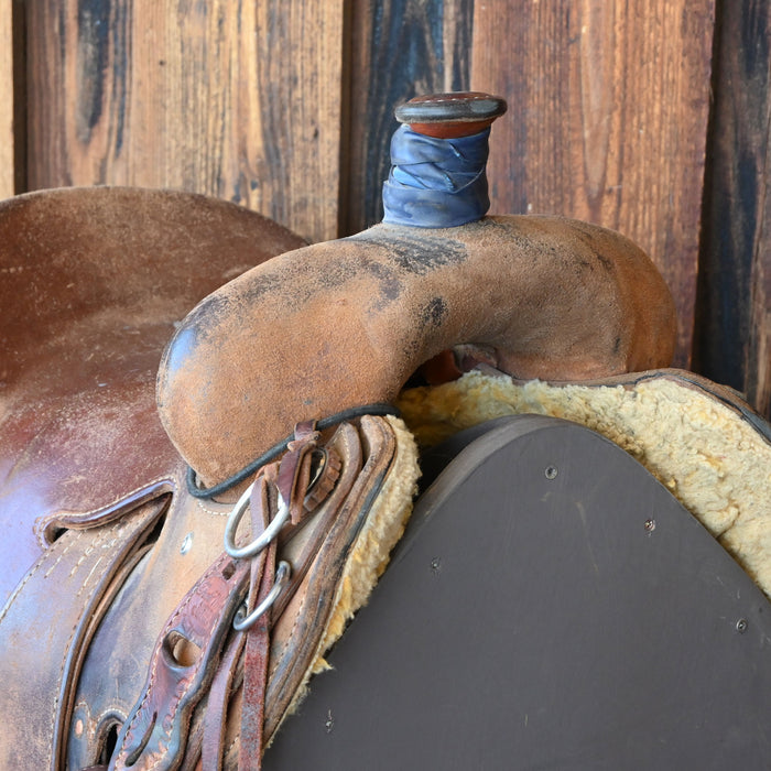 15.5" USED TRENT WARD RANCH SADDLE